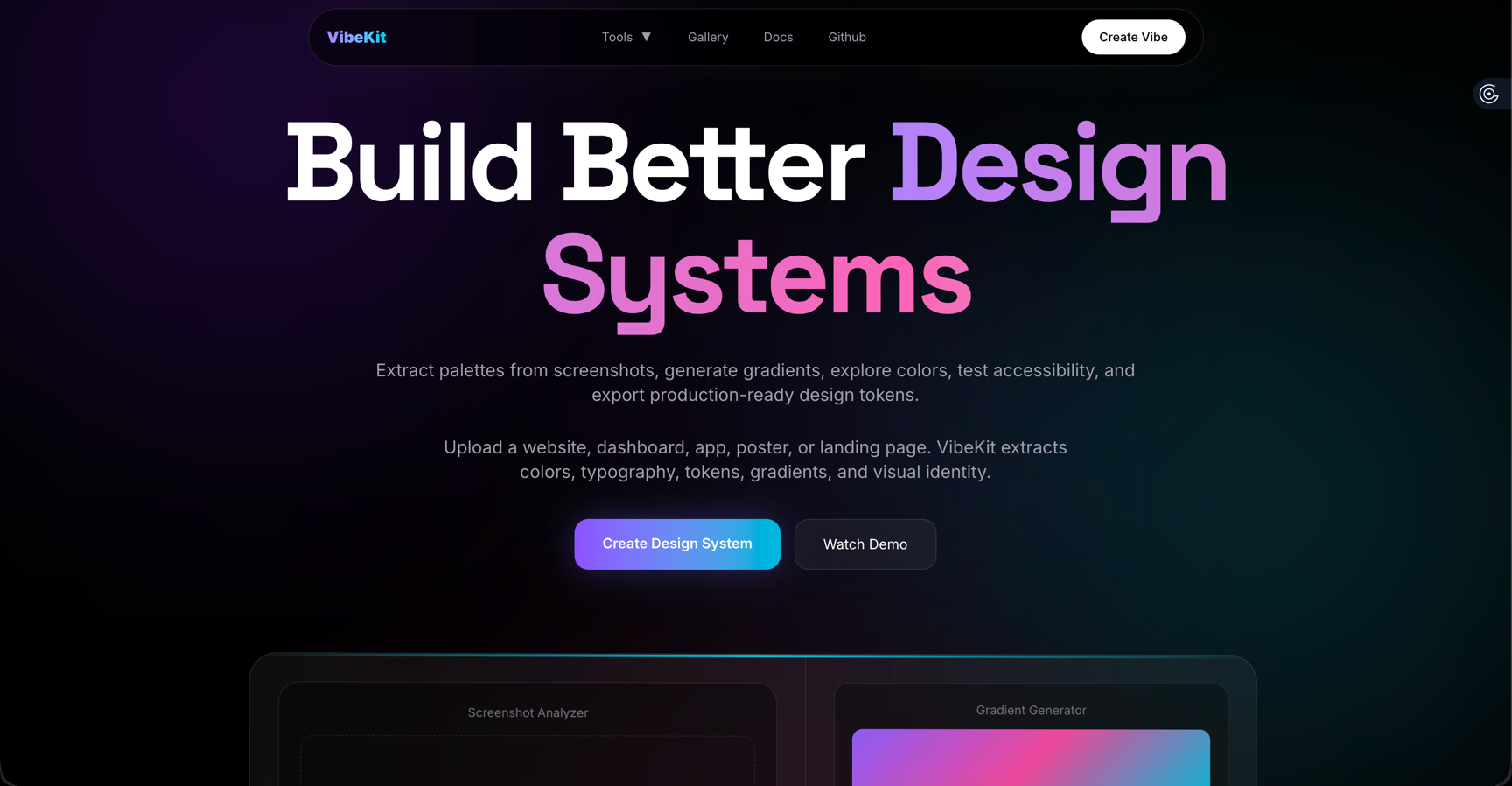 VibeKit design intelligence platform