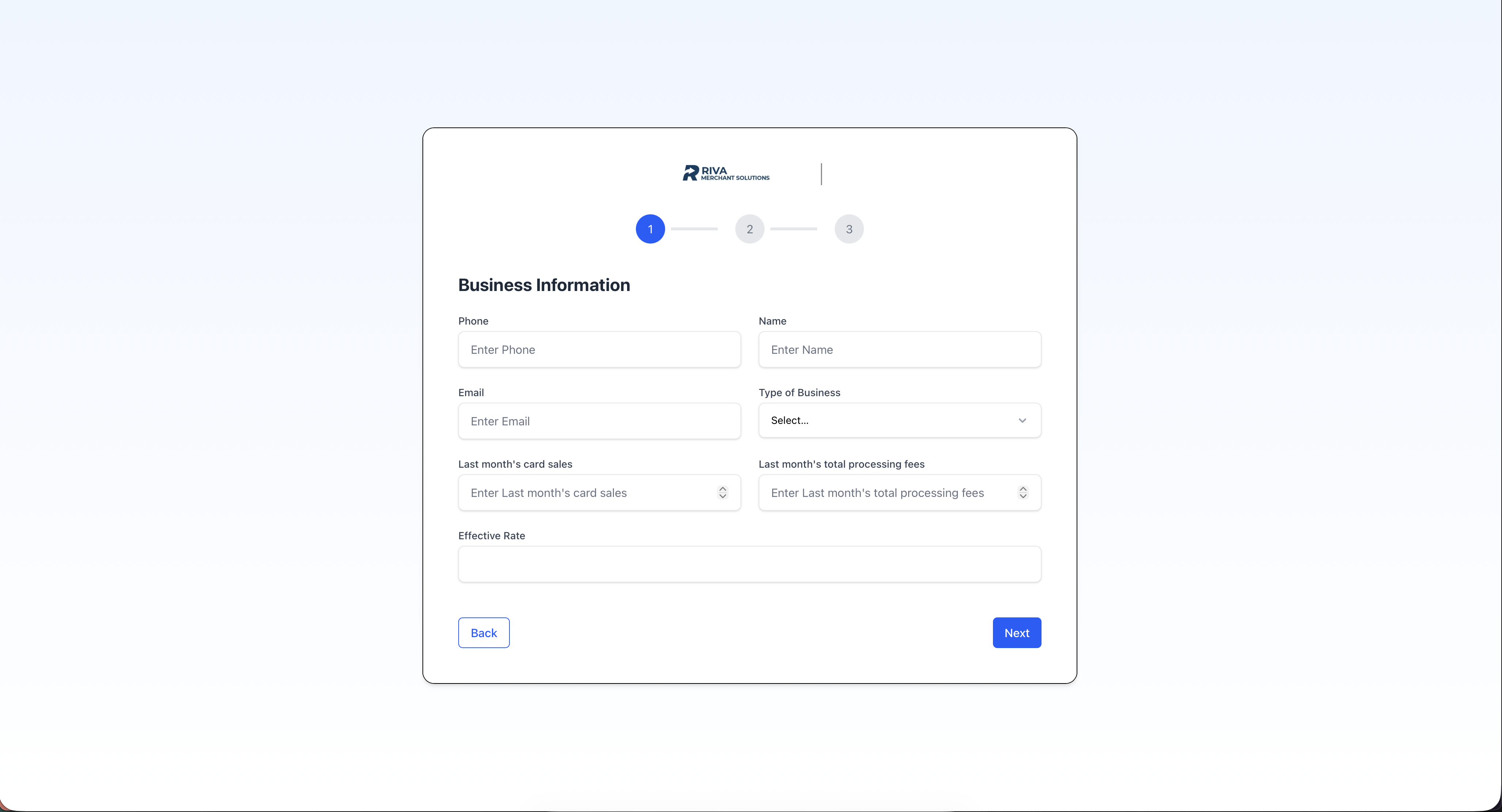 RIVA Merchant website